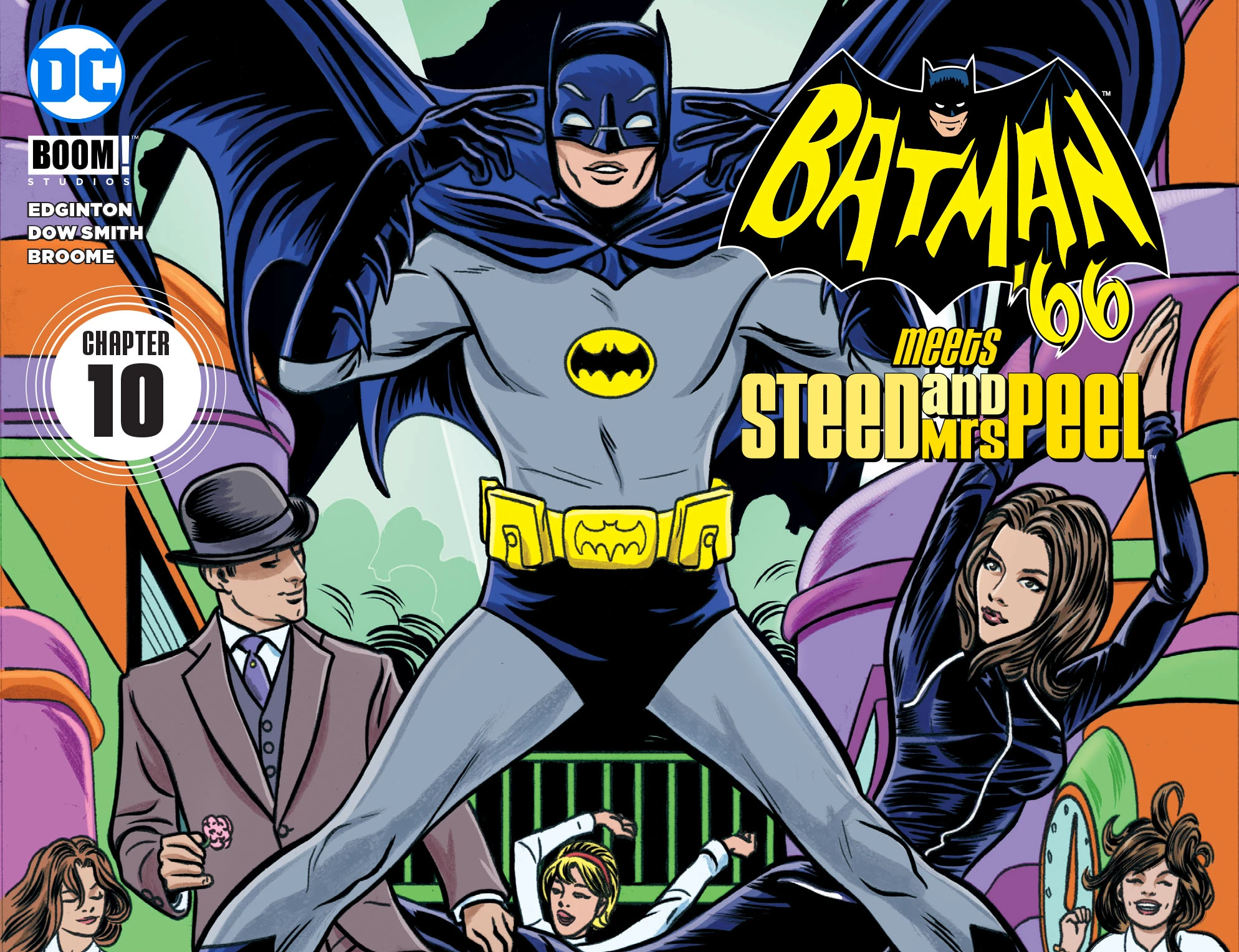 Batman '66 Meets Steed and Mrs Peel #10 (DC, 2016 — Cover A) cover